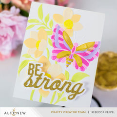 Mixed Media Shimmer Relief Paste - Enchanted Gold