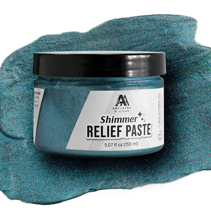 Mixed Media Shimmer Relief Paste - Galactic Skies