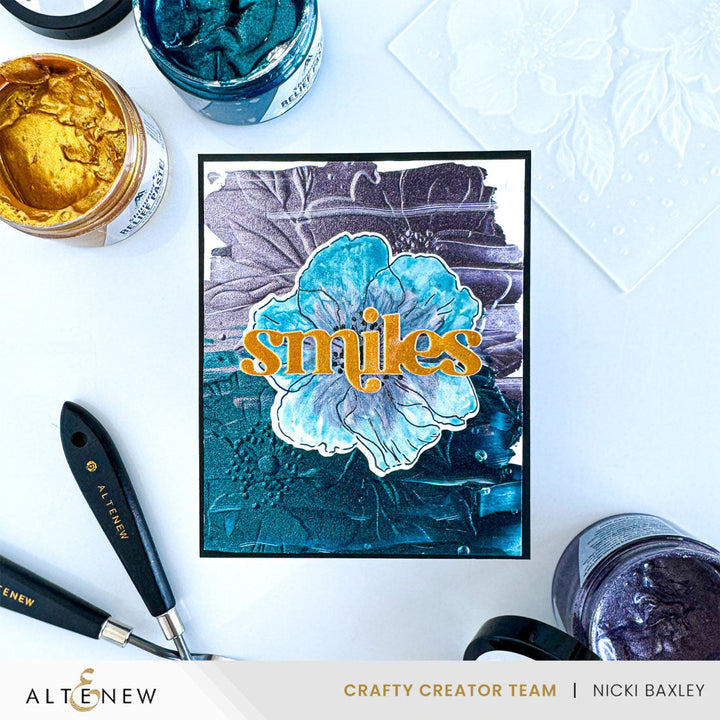 Mixed Media Shimmer Relief Paste - Galactic Skies