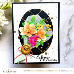 Mixed Media Shimmer Relief Paste - Mayan Gold