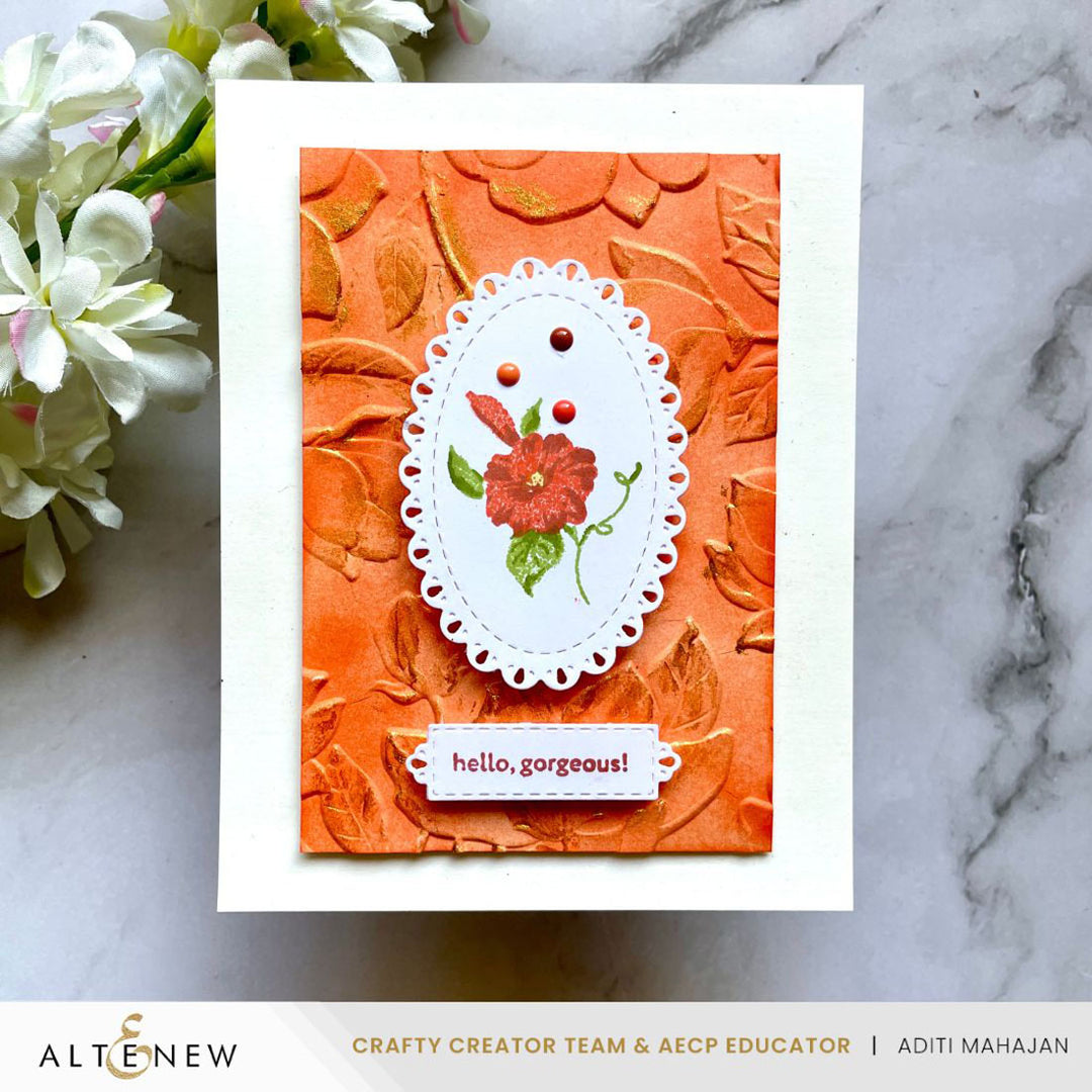 Mixed Media Shimmer Relief Paste - Mayan Gold