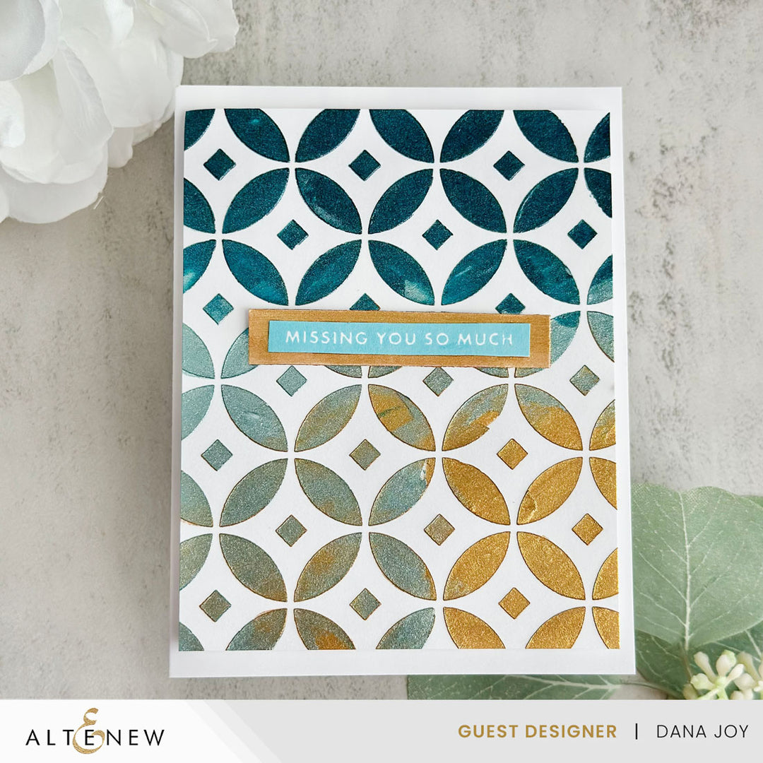 Mixed Media Shimmer Relief Paste - Sea Beryl