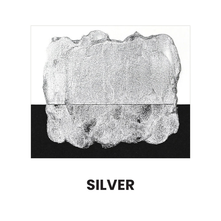 Mixed Media Shimmer Relief Paste - Silver