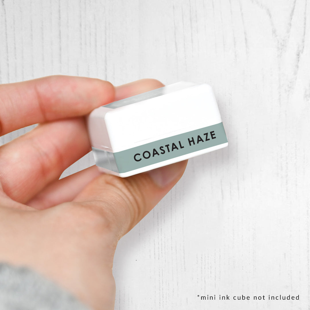 Organizational Label Ink Pads & Blending Brushes Label Set - Coastal Mist