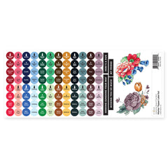 Organizational Label Island & Space Garden Marker Topper Label Set