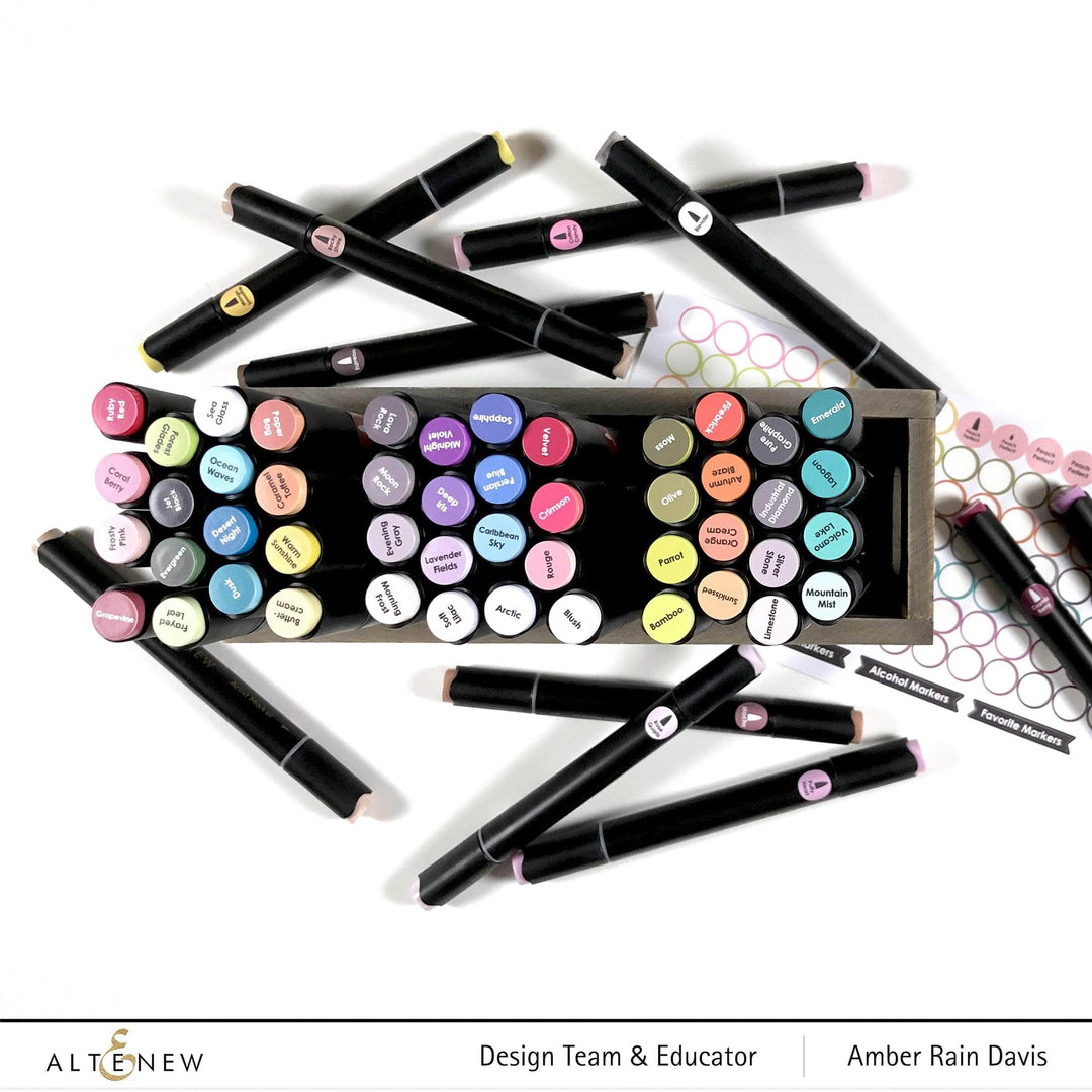 Organizational Label Marker Toppers Decal Set - Small (2 Sheets)