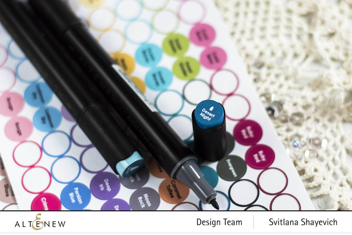 Organizational Label Marker Toppers Decal Set - Small (2 Sheets)