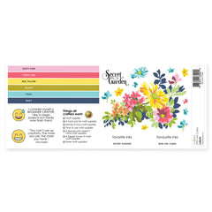 Organizational Label Mini Ink Cubes Label Set - Deco Garden