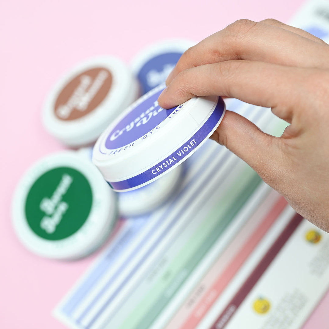 Organizational Label Round Ink Pads Label Set - 20 Fresh Dye Ink Bundle