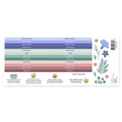 Organizational Label Round Ink Pads Label Set - Blue Mountains, Frosted Foliage, Woodland Escape