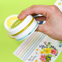 Organizational Label Round Ink Pads Label Set - Colorful Charisma Fresh Dye Ink Bundle