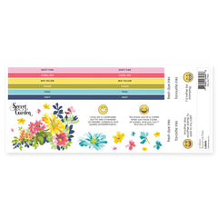 Organizational Label Round Ink Pads Label Set - Deco Garden