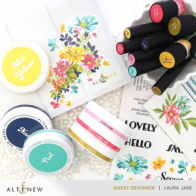 Organizational Label Round Ink Pads Label Set - Vividly Versatile Fresh Dye Ink Bundle