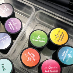 Organizational Label Small Ink Blending Brush Label Set - All Crisp Dye Ink Colors (4 Sheets)