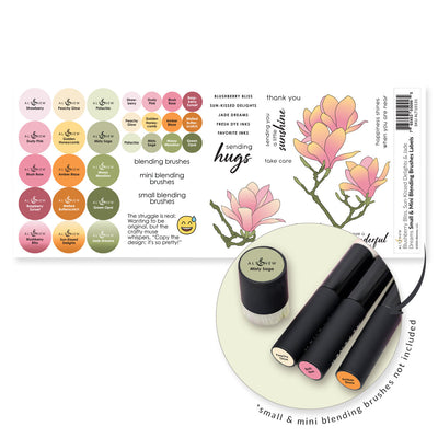 Organizational Label Small & Mini Blending Brushes Label Set - Blushberry Bliss, Sun-Kissed Delights, Jade Dreams
