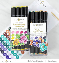 Organizational Label Sunshine Valley & Water Garden Marker Topper Decal Set - Small