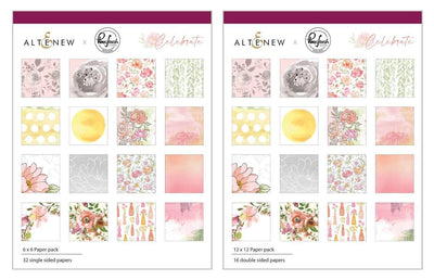 Paper Bundle Celebrate 12x12 Paper Pack & 6x6 Paper Pack Bundle