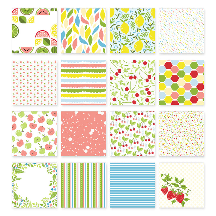 Pattern Paper Cute Fruits 6x6 Paper Pack