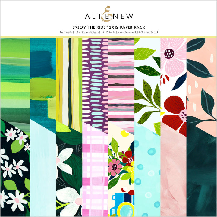 Pattern Paper Enjoy the Ride 12x12 Paper Pack