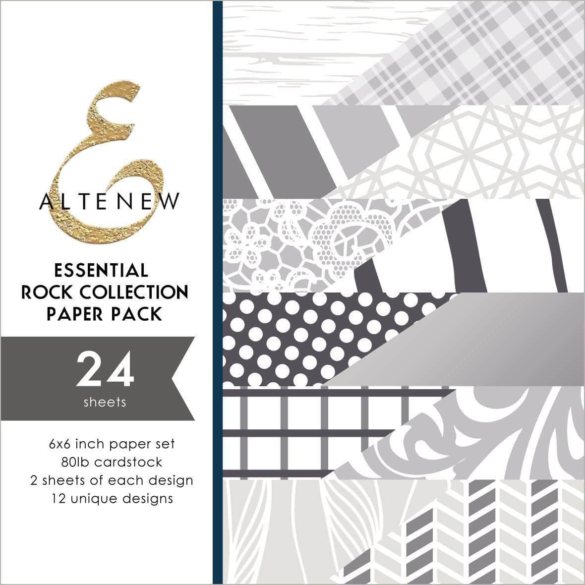 Pattern Paper Essential Rock Collection 6x6 Paper Pack