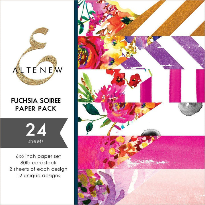 Pattern Paper Fuchsia Soiree 6x6 Paper Pack