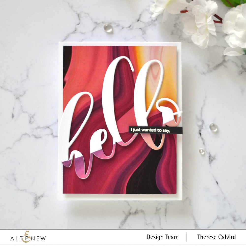 Pattern Paper Poured Acrylic 6x6 Paper Pack