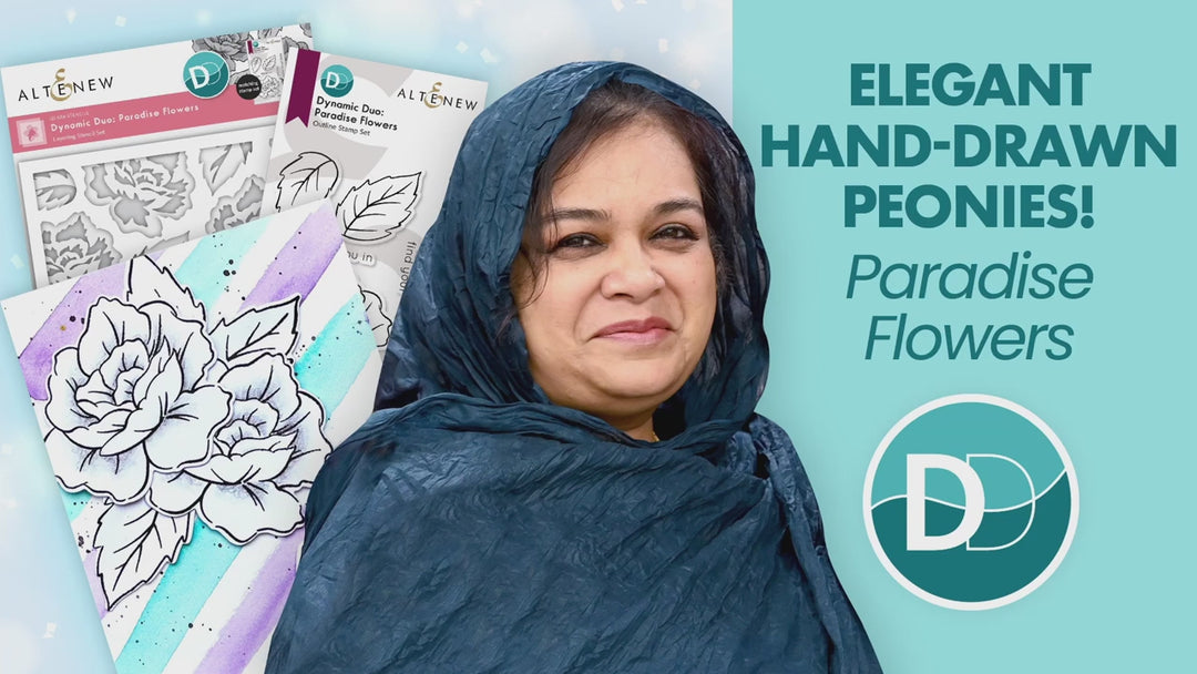 Dynamic Duo: Paradise Flowers & Add-on Die Bundle