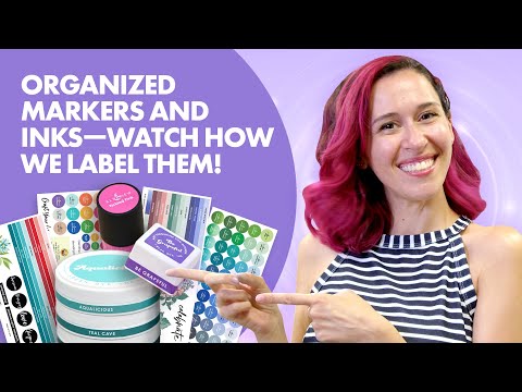 Round Ink Pads Label Set - 2023 Amy Tangerine Collection