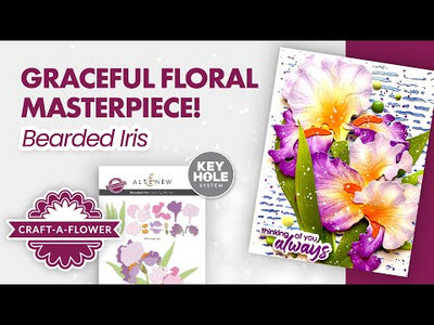 Craft-A-Flower: Bearded Iris Layering Die Set