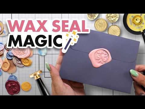Wafer Texture Wax Seal Stamp
