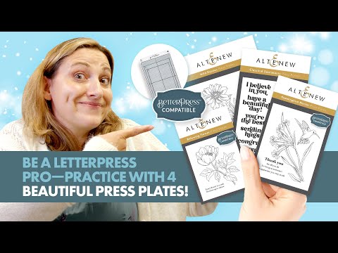 Classical Sentiments Press Plate Set