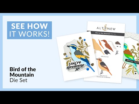 Bird of the Mountain Die Set