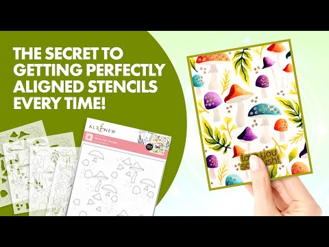 Mushroom Garden Layering Stencil Set (4 in 1)