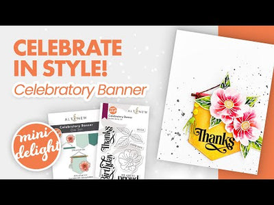 Mini Delight: Celebratory Banner Stamp & Die Set