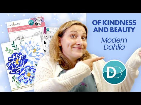 Dynamic Duo: Modern Dahlia