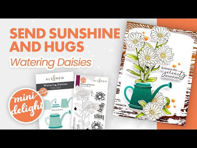 Mini Delight: Watering Daisies Stamp & Die Set