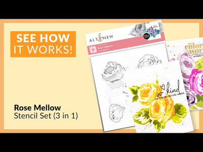 Rose Mellow Stencil Set (3 in 1)