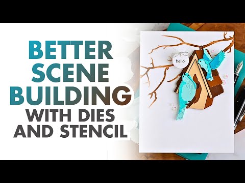 Branching Out Stencil