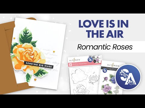 Stencil Art: Romantic Roses Add-On Die Set