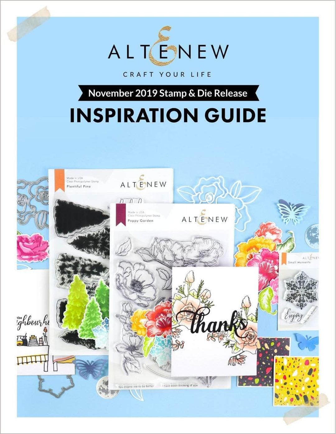 Printed Media A Thing of Beauty Stamp & Die Release Inspiration Guide