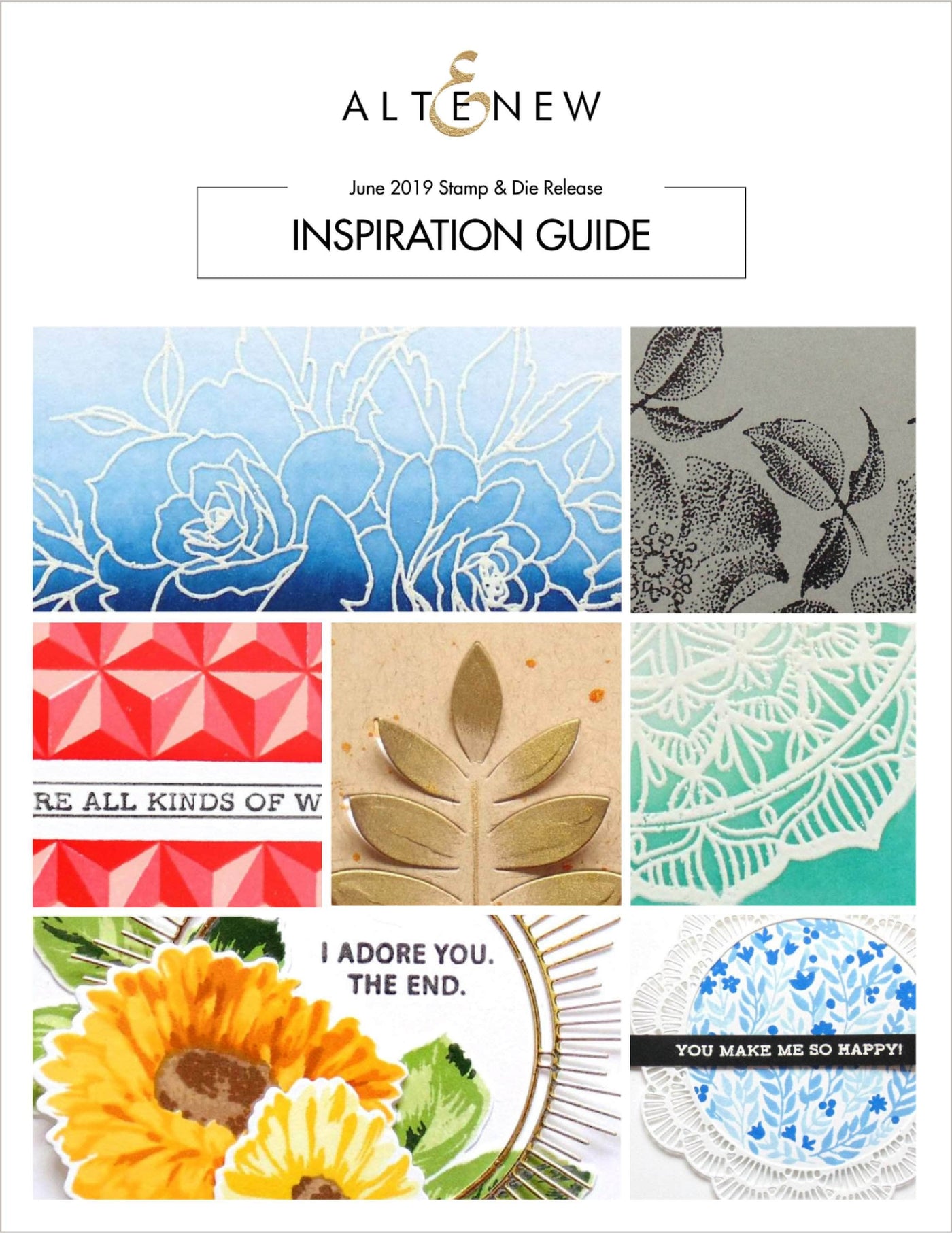 Printed Media A Welcome Reverie Stamp & Die Release Inspiration Guide