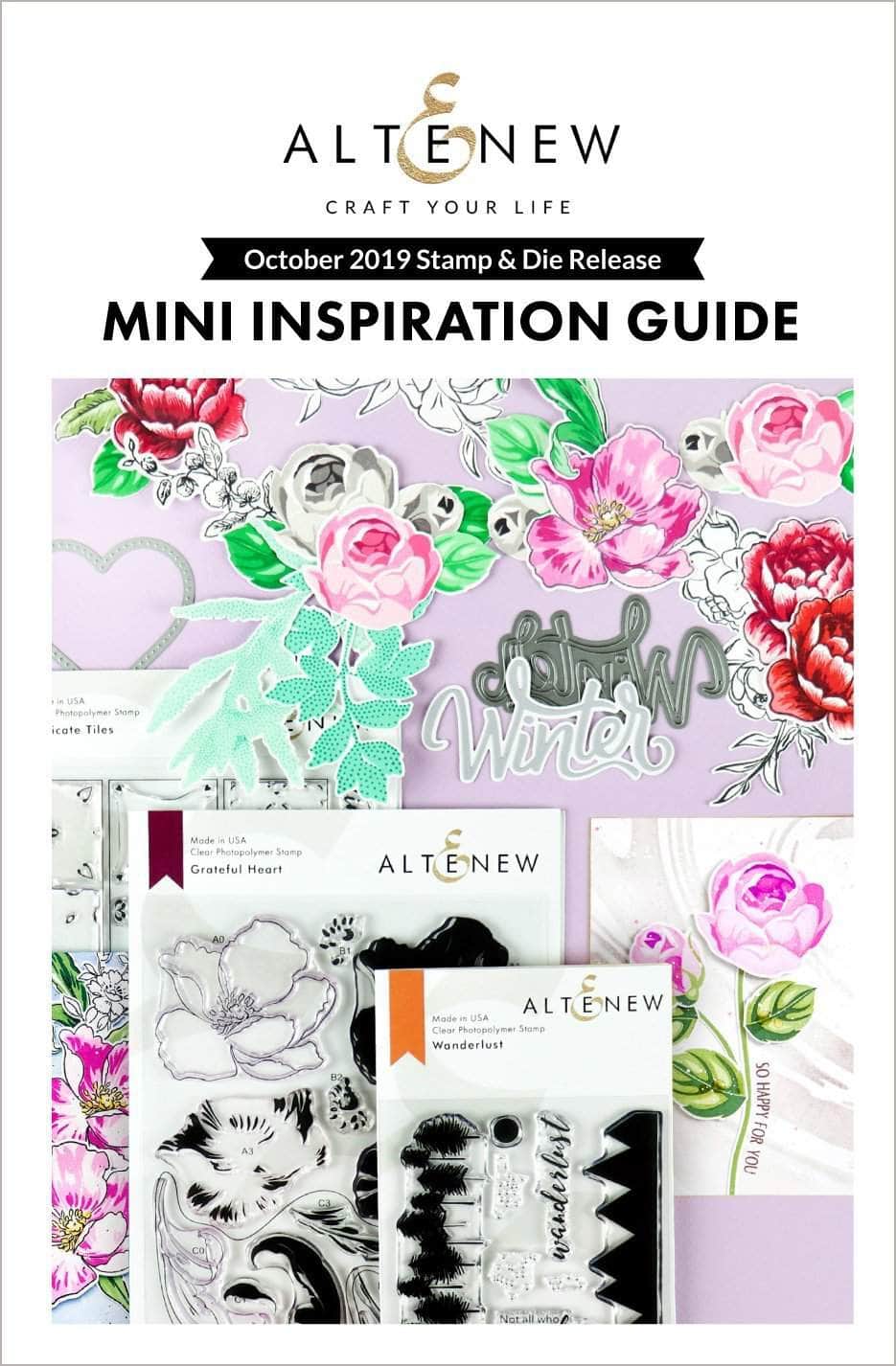 Printed Media Abundant Vibrance Stamp & Die Release Mini Inspiration Guide