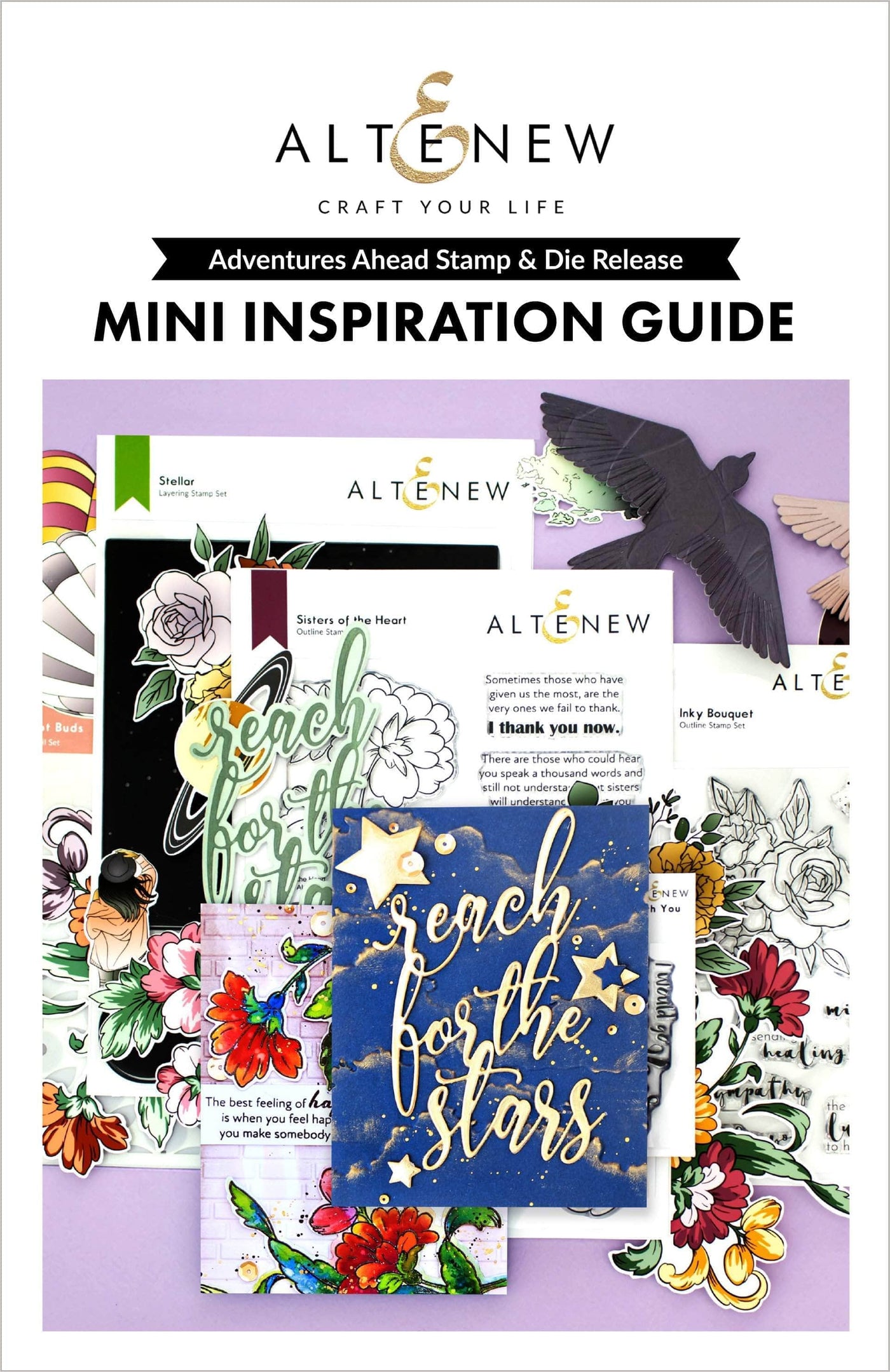 Printed Media Adventures Ahead Stamp & Die Release Mini Inspiration Guide