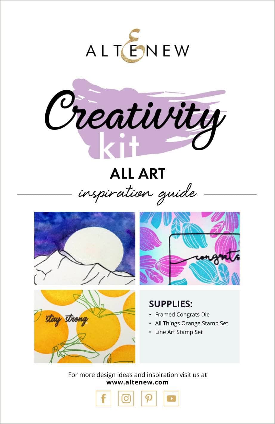Printed Media All Art Creativity Kit Inspiration Guide