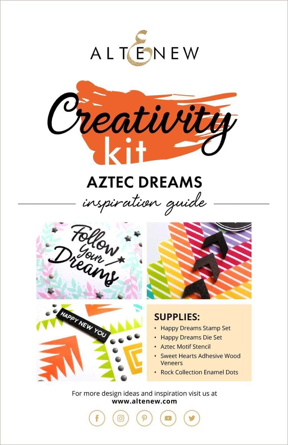 Printed Media Aztec Dreams Creativity Kit Inspiration Guide