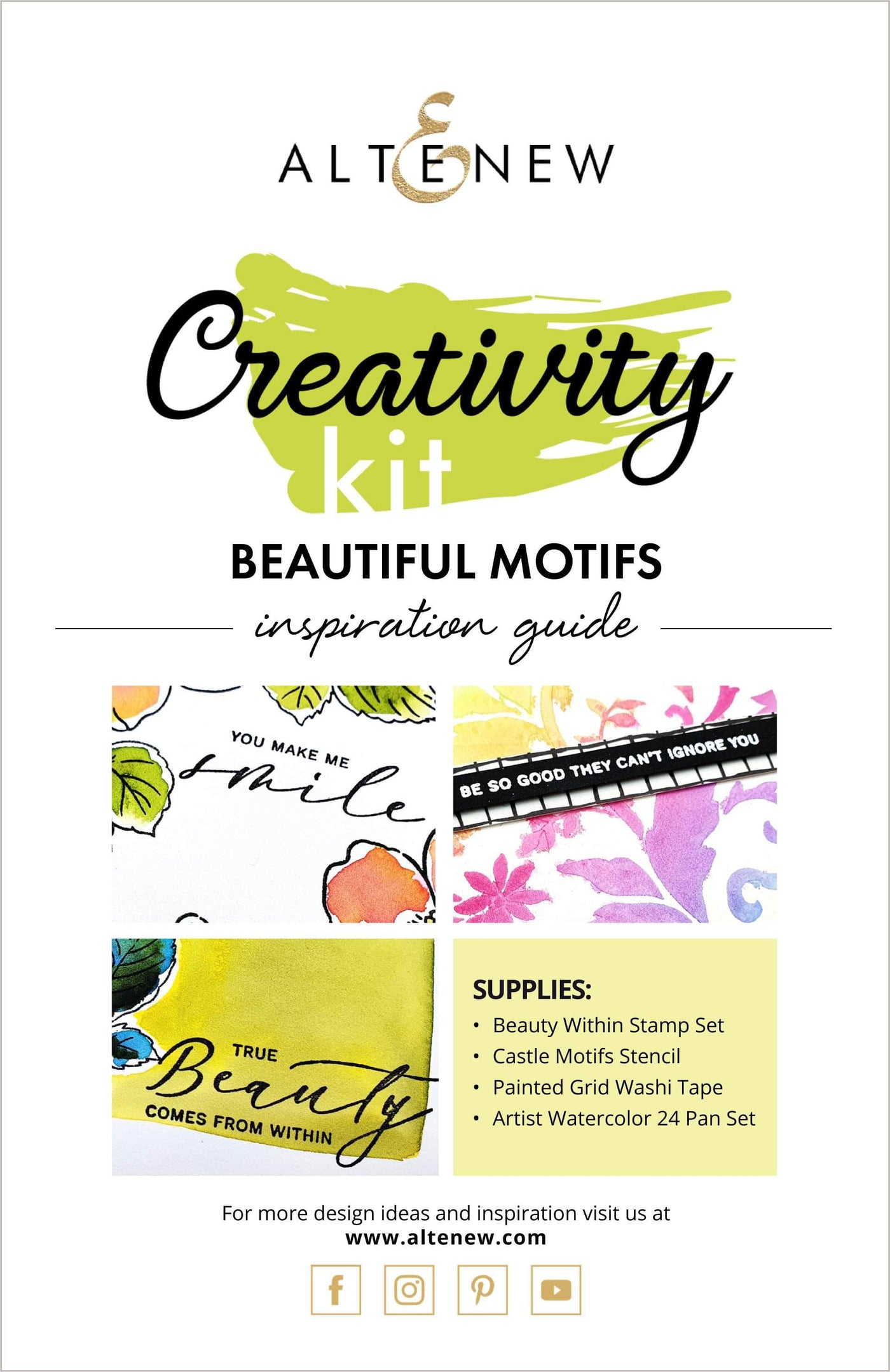 Printed Media Beautiful Motifs Creativity Cardmaking Kit Inspiration Guide