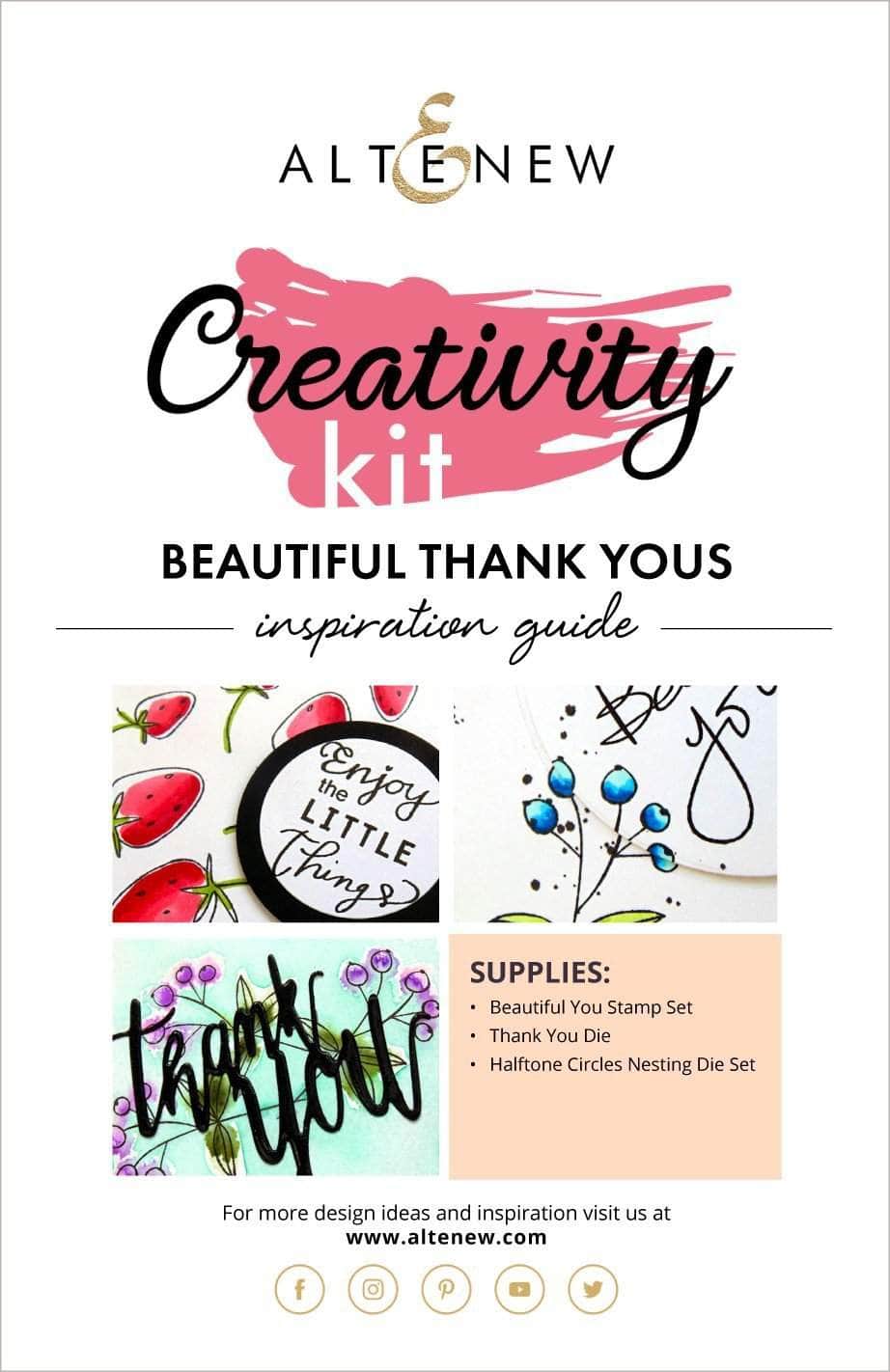 Printed Media Beautiful Thank Yous Creativity Kit Inspiration Guide