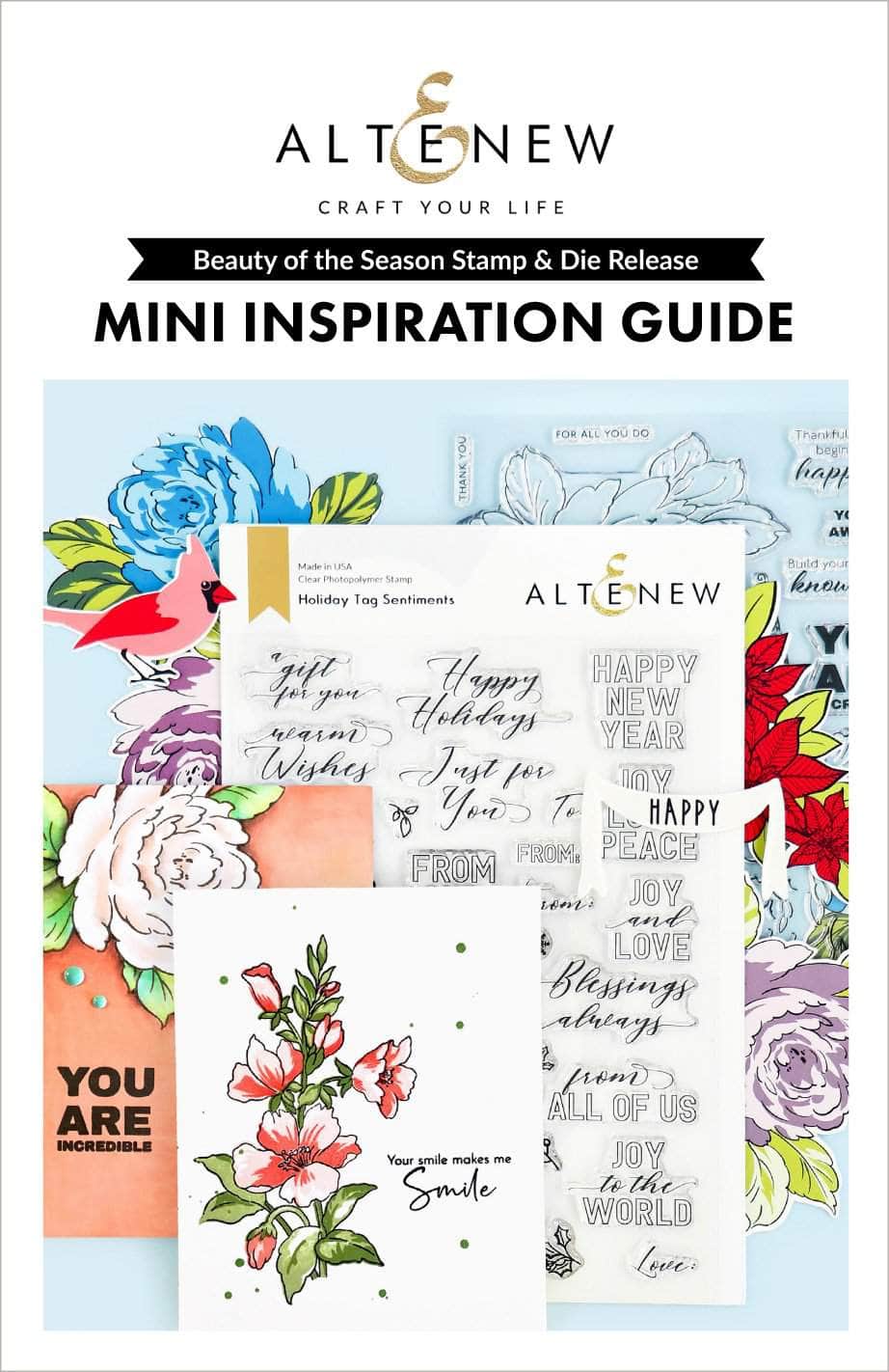 Printed Media Beauty of the Season Stamp & Die Release Mini Inspiration Guide