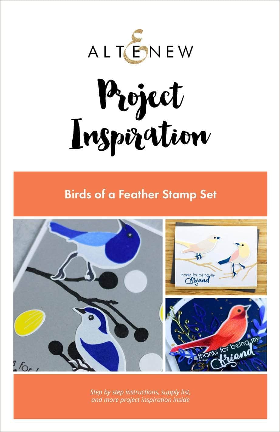 Printed Media Birds of a Feather Project Inspiration Guide