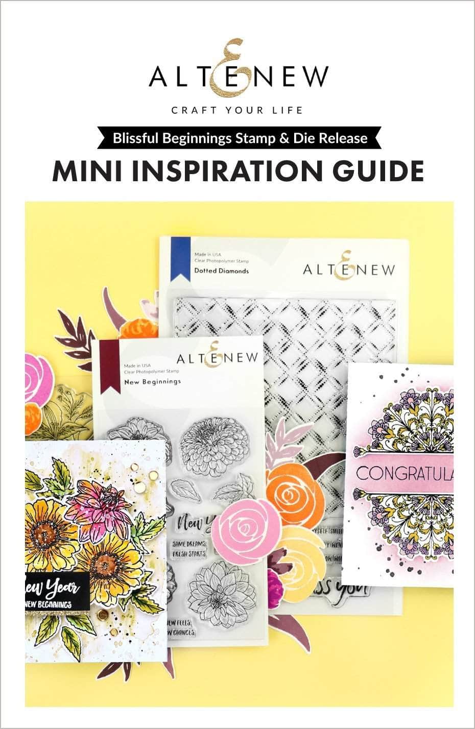 Printed Media Blissful Beginnings Stamp & Die Release Mini Inspiration Guide